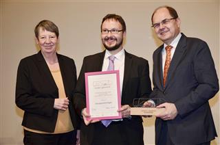 Unternehmensgruppe Nassauische Heimstätte Wohnstadt - Hauptpreisträger der Kategorie Großbetriebe (Foto: Rainer Kant)