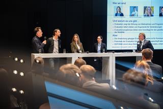 Podiumsdiskussion zum Thema Evaluation und Wirkung des Betrieblichen Mobilitätsmanagements